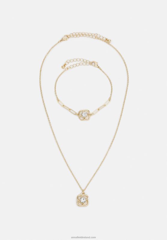 Z62T2657 Women Anna Field Set Necklace Gold-Coloured