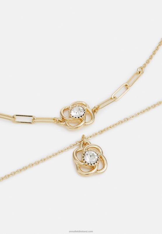 Z62T2657 Women Anna Field Set Necklace Gold-Coloured