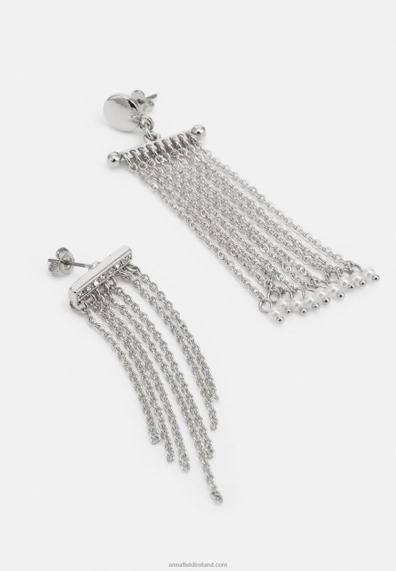Z62T2663 Women Anna Field 2 Pack Earrings Silver-Coloured