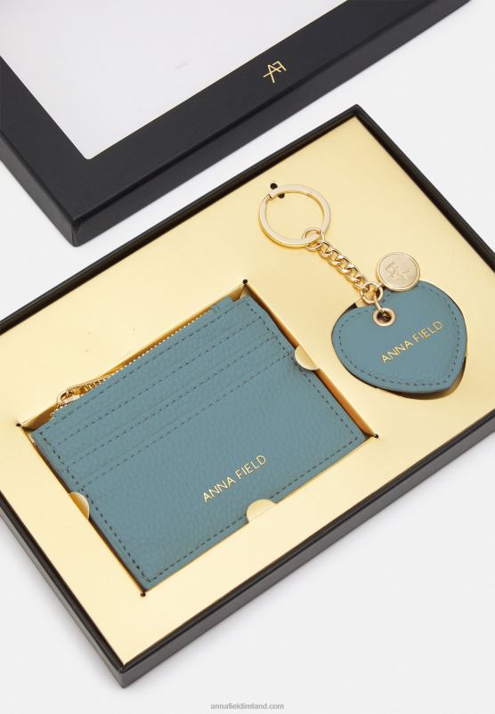 Z62T2664 Women Anna Field Set Business Card Holder Blue