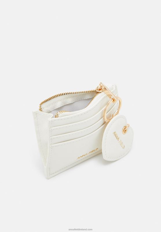 Z62T2665 Women Anna Field Set Business Card Holder White
