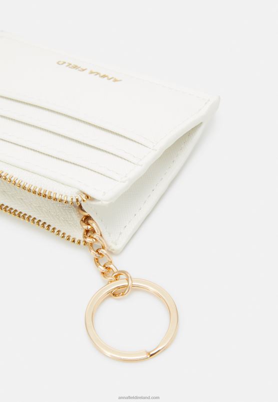 Z62T2665 Women Anna Field Set Business Card Holder White