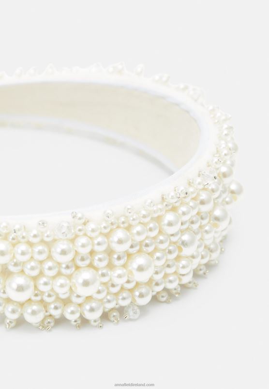 Z62T2666 Women Anna Field Hair Styling Accessory White