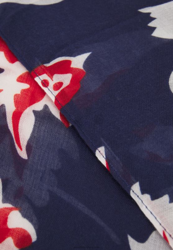 Z62T2825 Women Anna Field Scarf Blue/Red