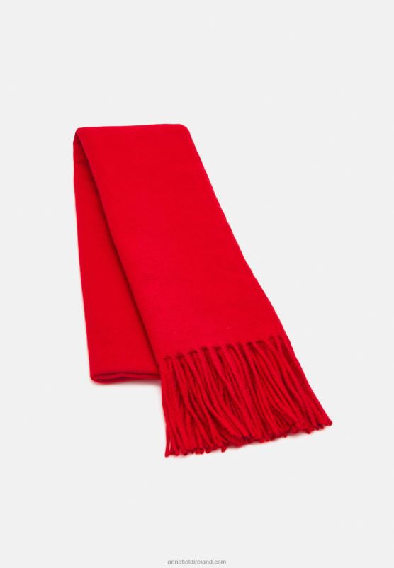 Z62T2827 Women Anna Field Scarf Red