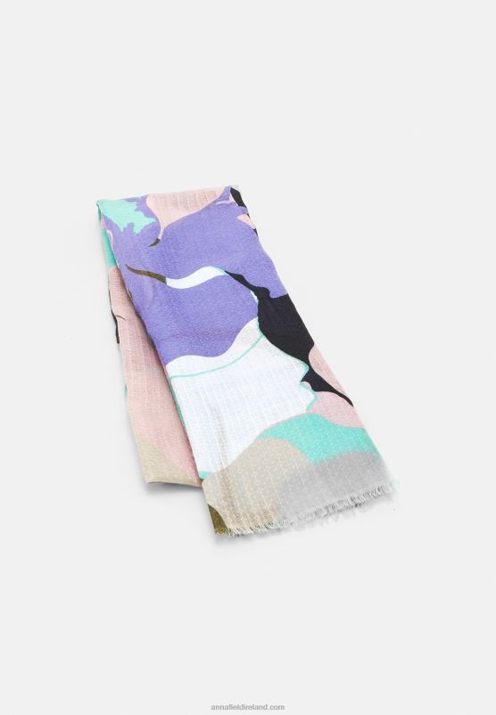 Z62T2829 Women Anna Field Scarf Blue