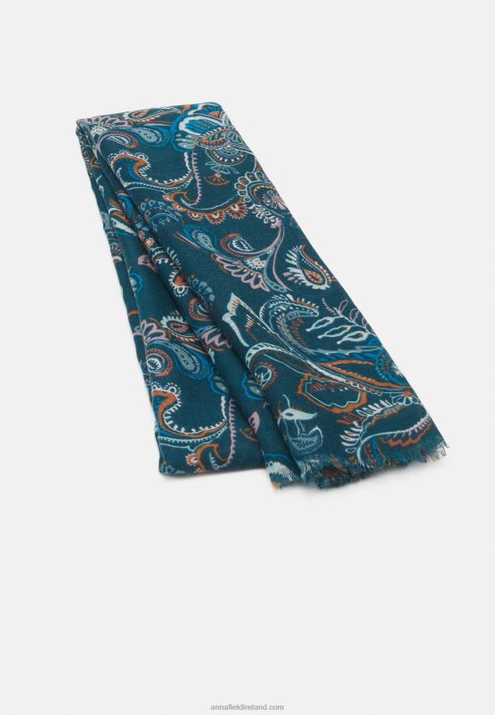 Z62T2830 Women Anna Field Scarf Green