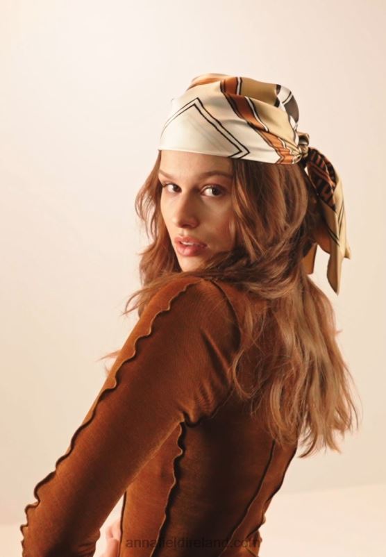 Z62T2834 Women Anna Field 2 Pack Foulard Brown