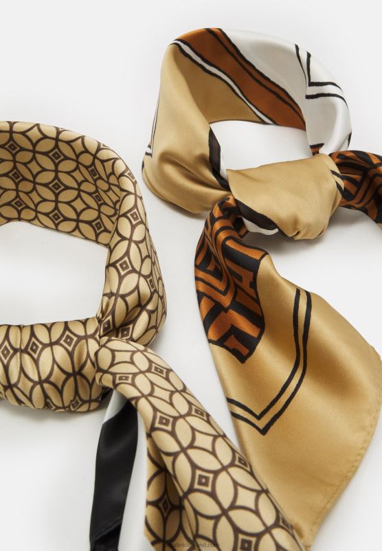 Z62T2834 Women Anna Field 2 Pack Foulard Brown