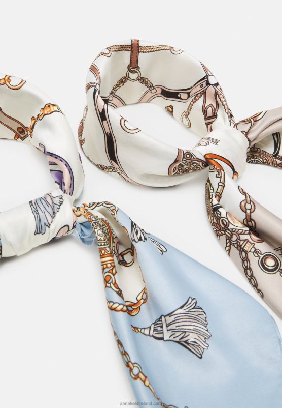 Z62T2835 Women Anna Field 2 Pack Foulard Blue/Pink