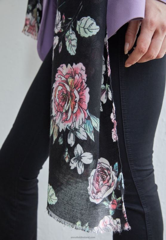 Z62T2839 Women Anna Field Foulard Black