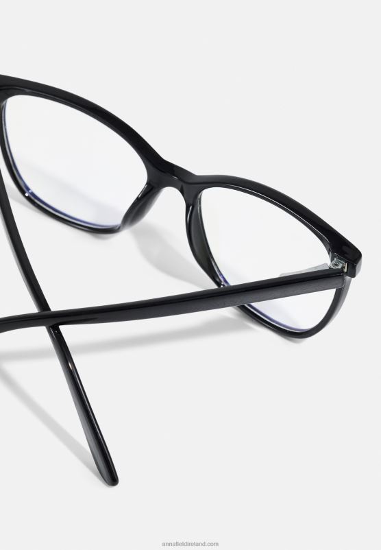 Z62T2682Anna Field Unisex Sunglasses Black