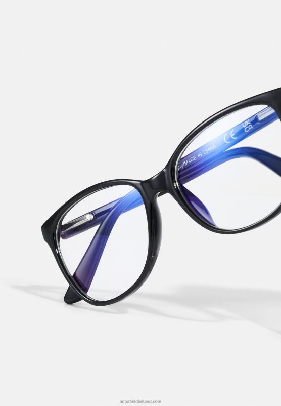 Z62T2682Anna Field Unisex Sunglasses Black