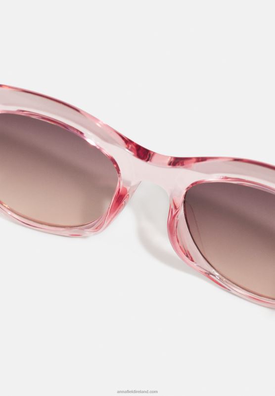 Z62T2701 Women Anna Field Sunglasses Light Pink