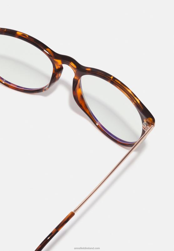 Z62T2851 Women Anna Field Blue Light Glasses Brown