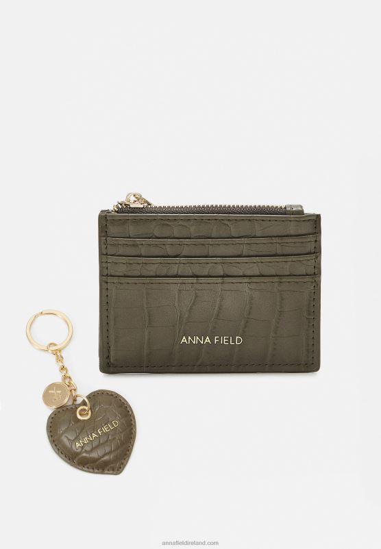 Z62T2814 Women Anna Field Set Wallet Khaki