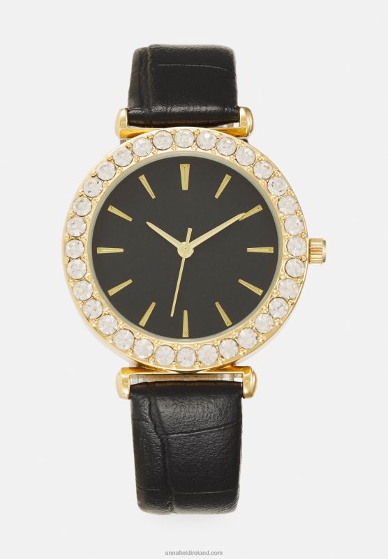 Z62T2782 Women Anna Field Watch Black/Gold-Coloured