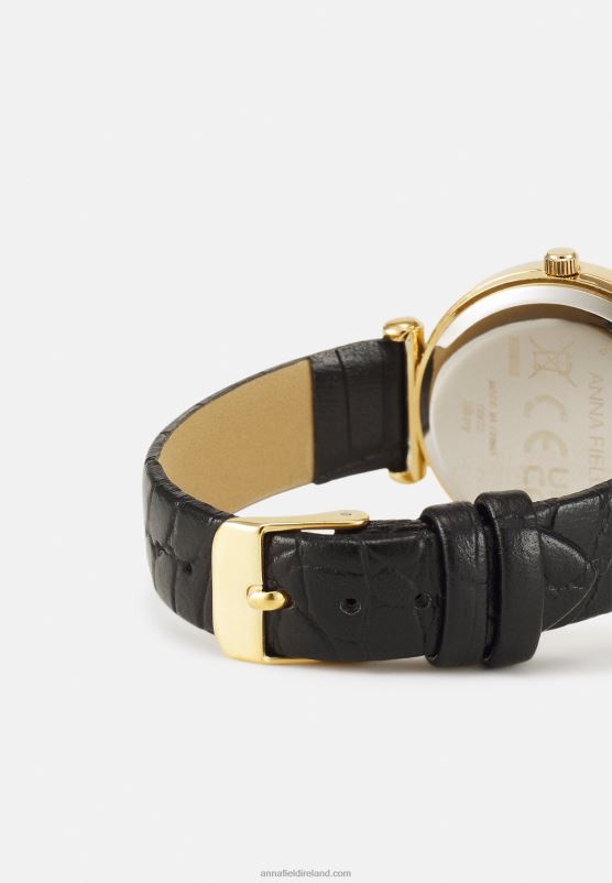 Z62T2782 Women Anna Field Watch Black/Gold-Coloured