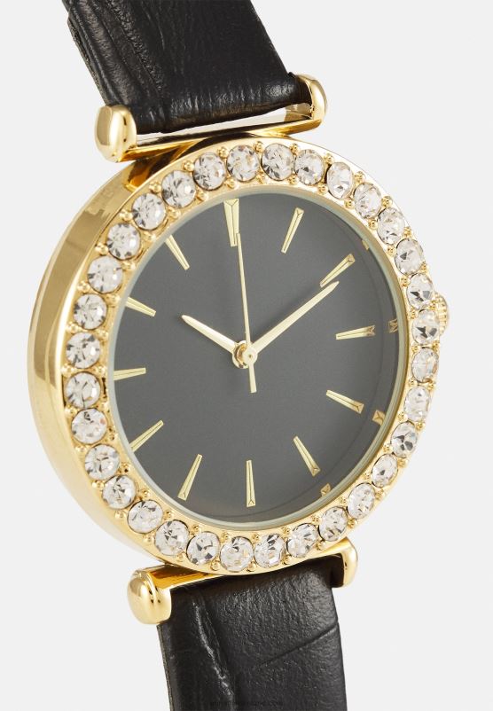 Z62T2782 Women Anna Field Watch Black/Gold-Coloured