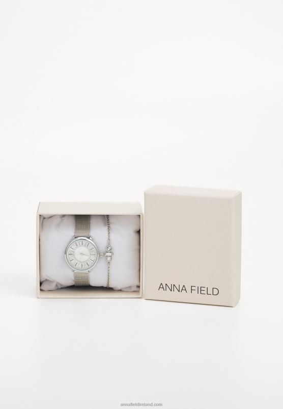 Z62T2785 Women Anna Field Set Watch Silver