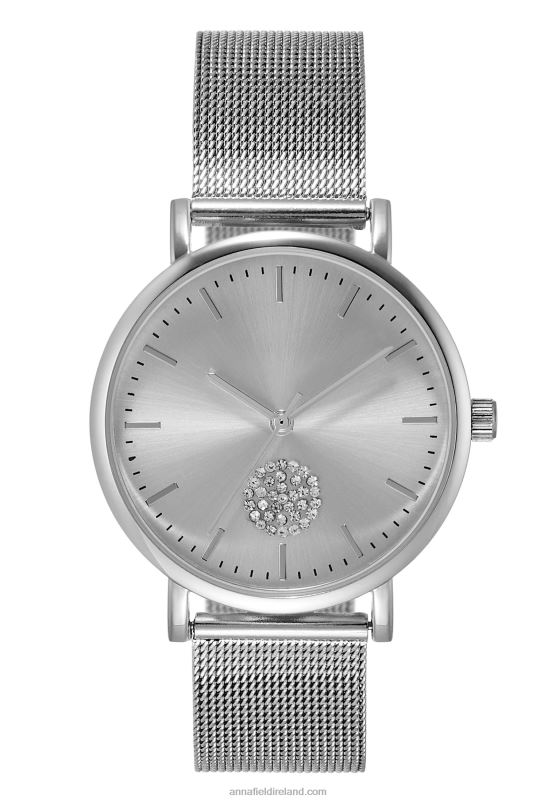 Z62T2789 Women Anna Field Watch Silver-Coloured