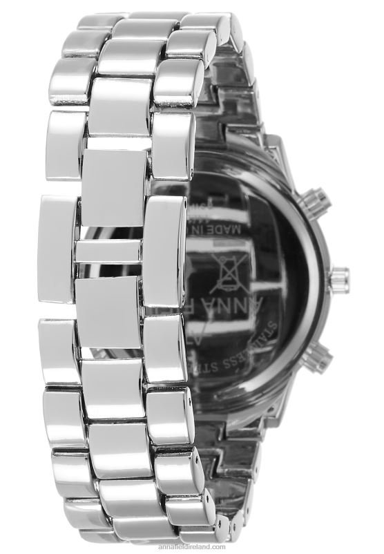 Z62T2793 Women Anna Field Chronograph Watch Silver-Coloured