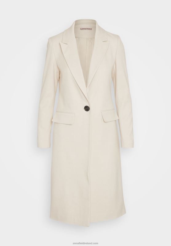 Z62T911 Women Anna Field Classic Coat Beige