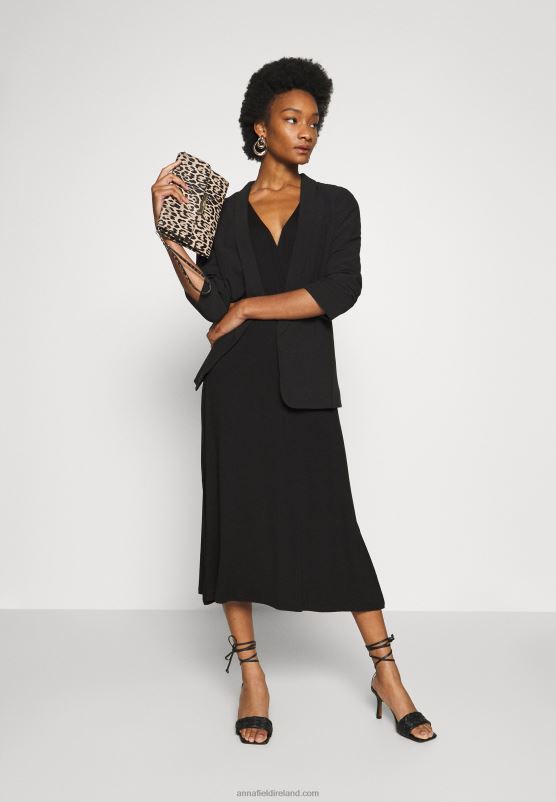 Z62T101 Women Anna Field Jersey Dress Black