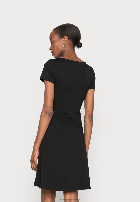 Z62T103 Women Anna Field Jersey Dress Black