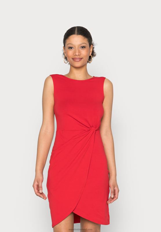 Z62T104 Women Anna Field Jersey Dress Red