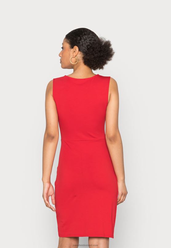 Z62T104 Women Anna Field Jersey Dress Red
