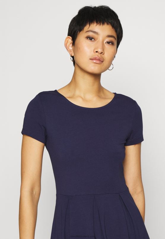 Z62T105 Women Anna Field Jersey Dress Maritime Blue