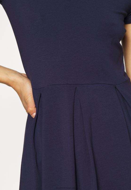 Z62T105 Women Anna Field Jersey Dress Maritime Blue