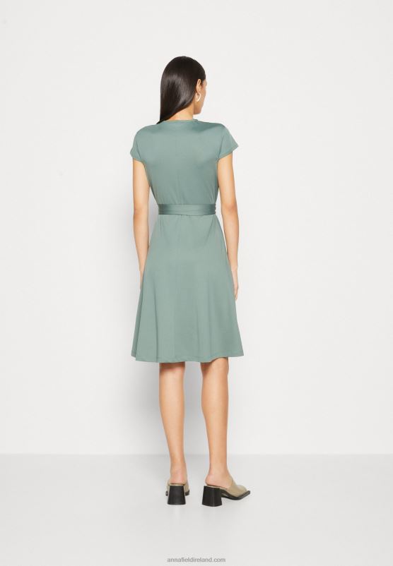 Z62T112 Women Anna Field Jersey Dress Green