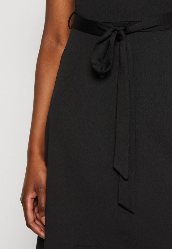 Z62T115 Women Anna Field Jersey Dress Black/White