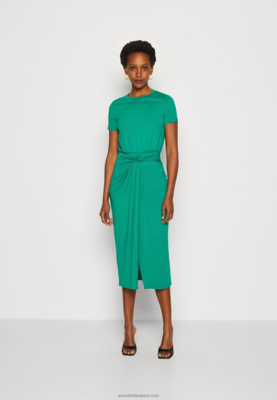 Z62T119 Women Anna Field Jersey Dress Green