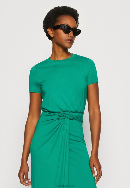 Z62T119 Women Anna Field Jersey Dress Green