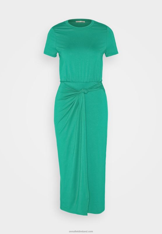 Z62T119 Women Anna Field Jersey Dress Green