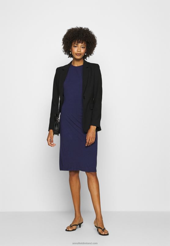 Z62T122 Women Anna Field Shift Dress Evening Blue