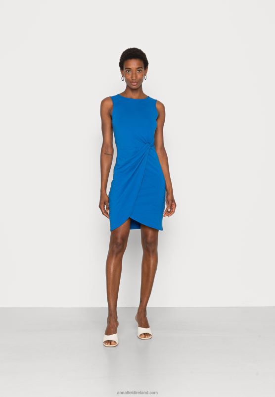 Z62T126 Women Anna Field Jersey Dress Blue