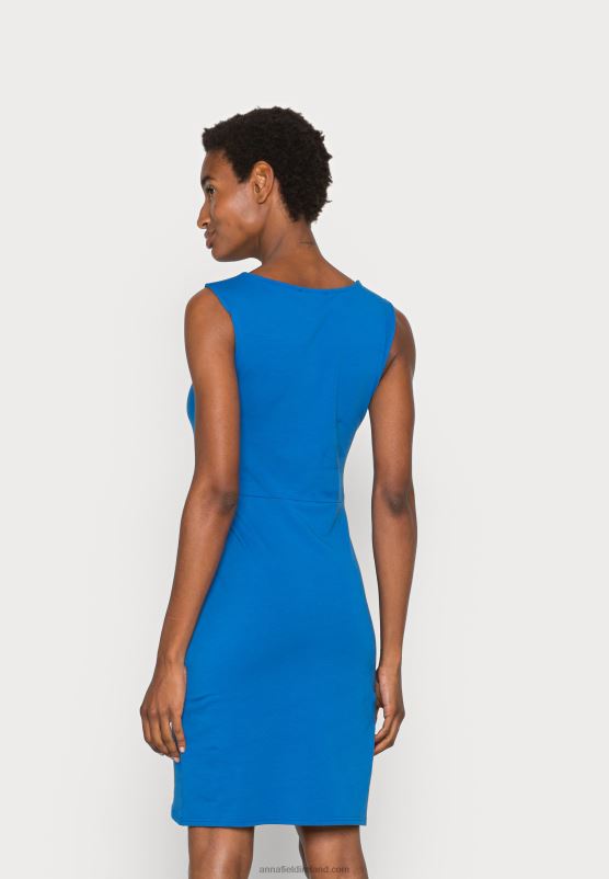 Z62T126 Women Anna Field Jersey Dress Blue