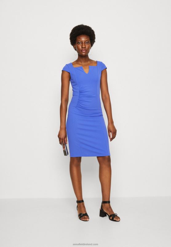 Z62T132 Women Anna Field Jersey Dress Blue