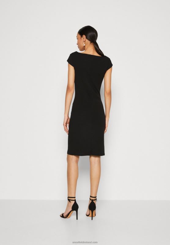 Z62T133 Women Anna Field Jersey Dress Black