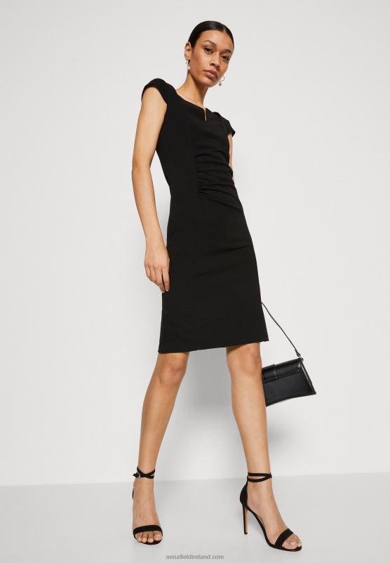 Z62T133 Women Anna Field Jersey Dress Black