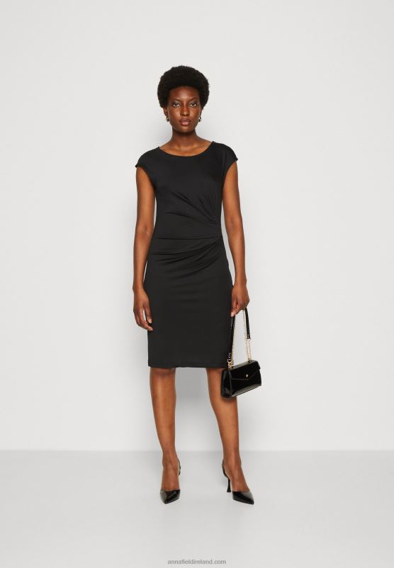 Z62T136 Women Anna Field Jersey Dress Black