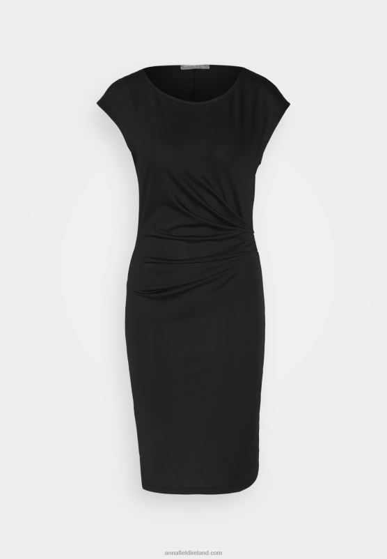 Z62T136 Women Anna Field Jersey Dress Black