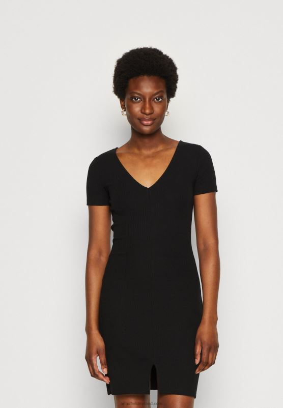 Z62T137 Women Anna Field Jersey Dress Black