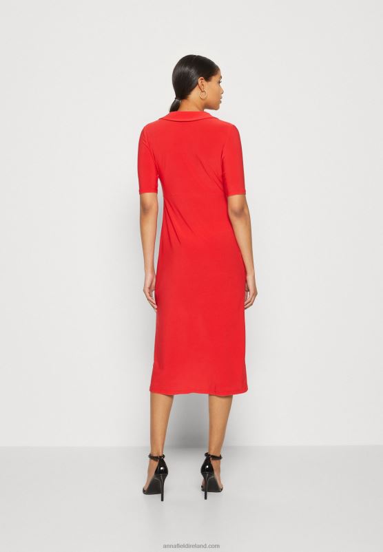 Z62T142 Women Anna Field Jersey Dress Red