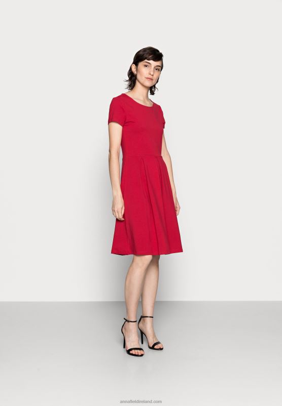 Z62T144 Women Anna Field Jersey Dress Red