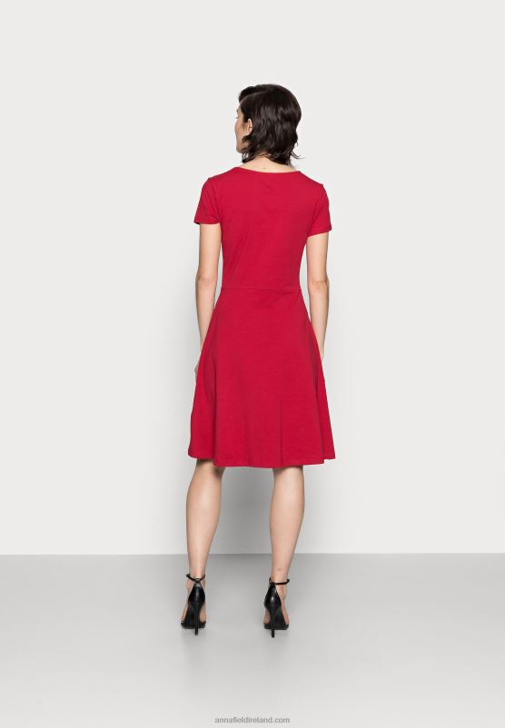 Z62T144 Women Anna Field Jersey Dress Red